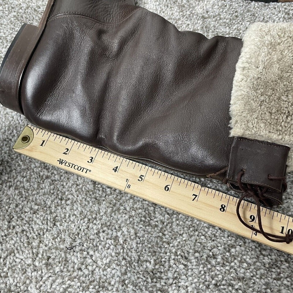 Sesto Meucci Italy Brown Leather Zip Ankle Fashion Boots Womens Size 8 N - Picture 10 of 12